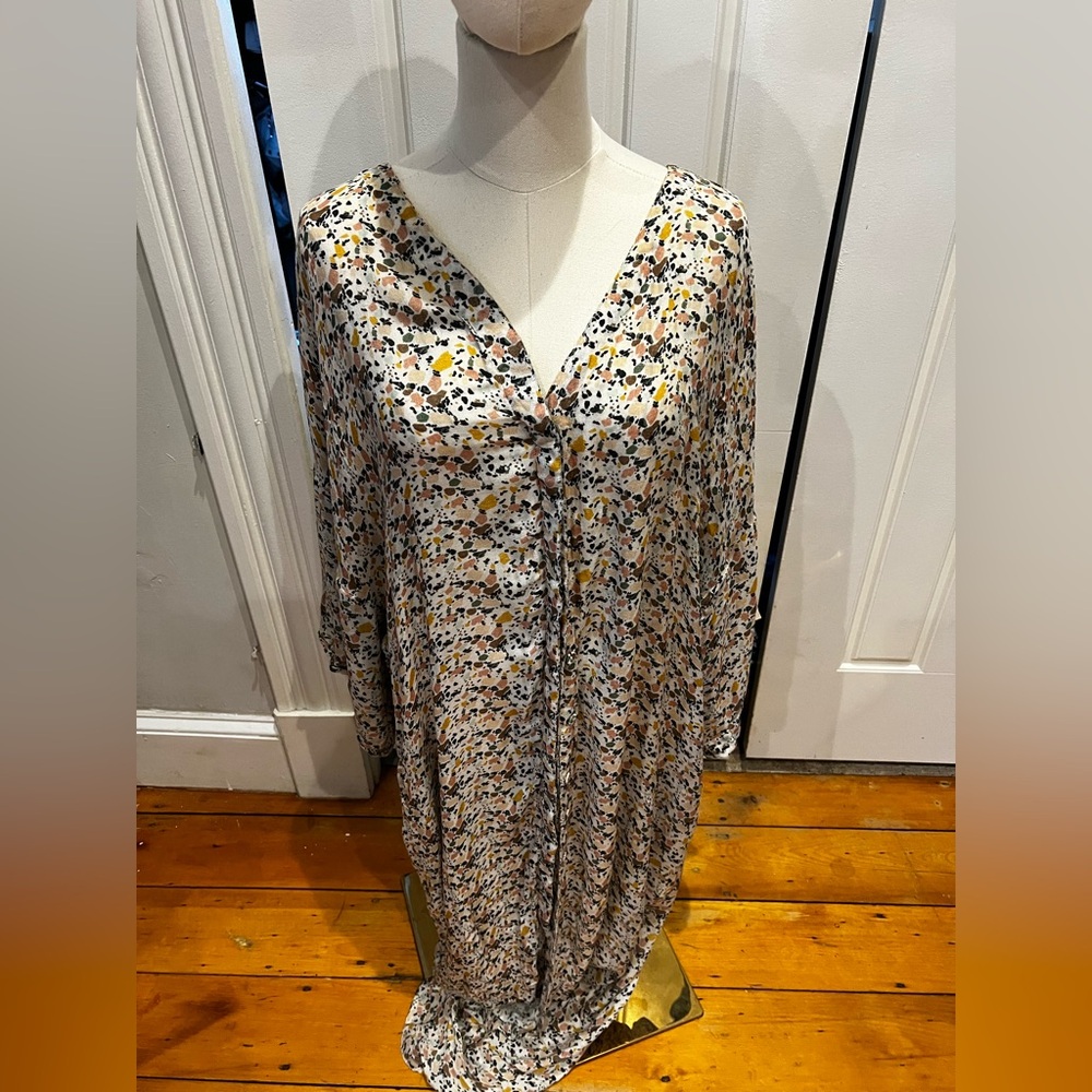Floral Print Women's Robe